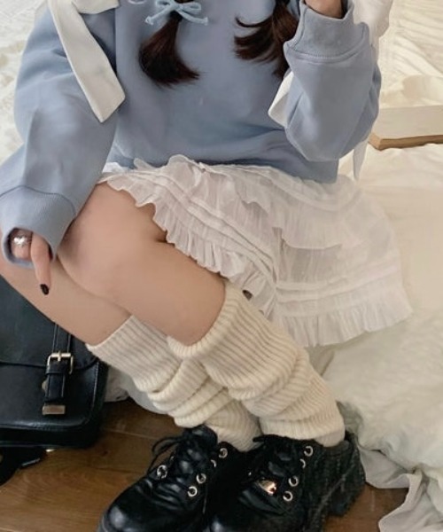 LADY LIKE(レディライク)の「ピンドットティアードミニスカート(スカート・レディース・ブラック/ホワイト・M)」の18枚目の写真