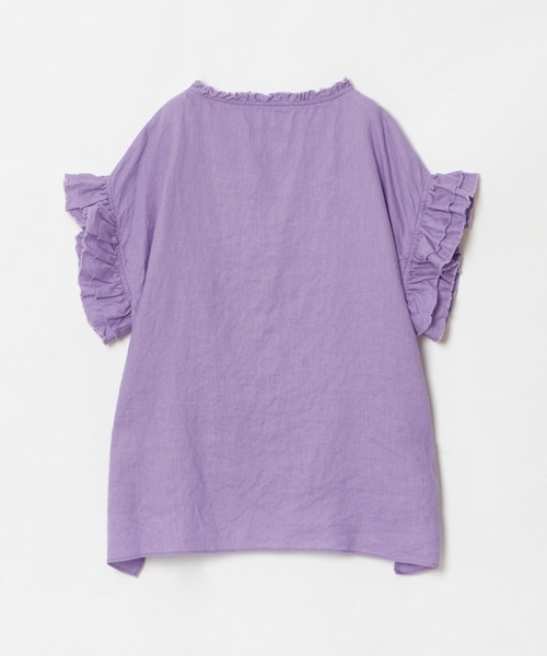 HOUSE OF LOTUS フリルTシャツ リネンフリルブラウス ｜ハウス オブ ロータス＜HOUSE OF LOTUS
