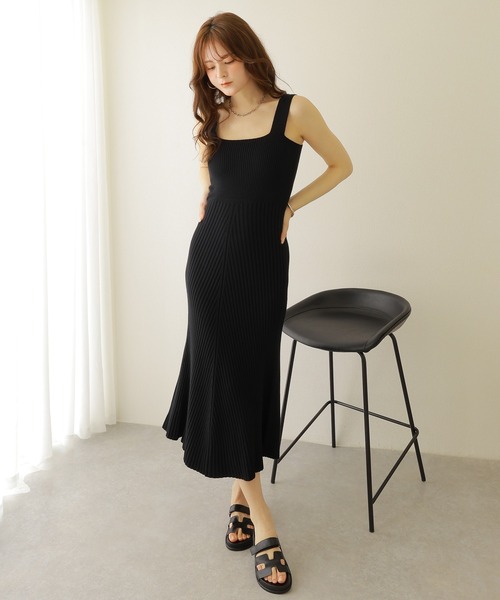 送関込み ★Hobbs London★ LYNLEY リネン フレア ワンピース ストライプ刺繍ロングワンピース / GRACE CONTINENTAL | GRACE