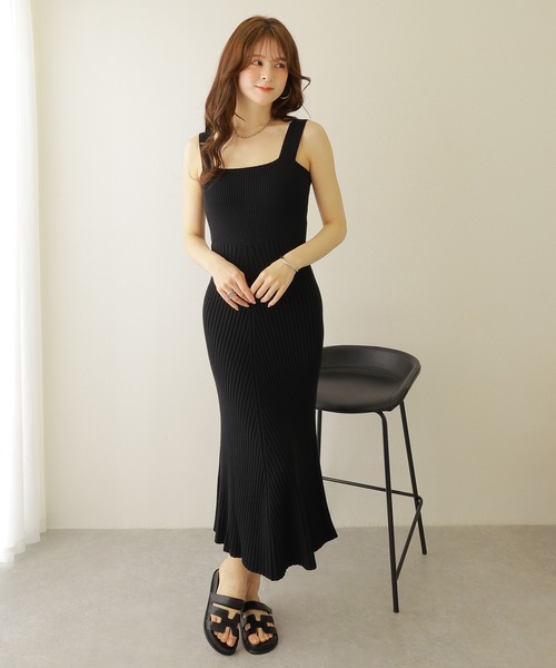 EMOTIONALLY DRESSES ノースリーブロングワンピース 38 ノースリーブAラインロングワンピース＜大きいサイズ有