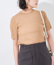 journal standardL'ESSAGE ベージュ 長袖ニットセーター journal standard L'essage｜ジャーナルスタンダードレサージュ