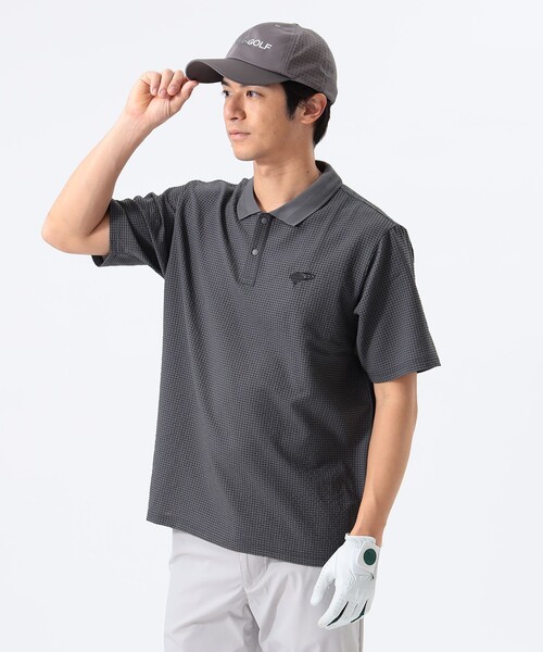 BEAMS GOLF(ビームスゴルフ)の「ORANGE LABEL / ドットエア(R)ポロシャツ(ポロシャツ・メンズ・グレー/グリーン/ネイビー・SMALL/MEDIUM/LARGE/X-LARGE)」の6枚目の写真