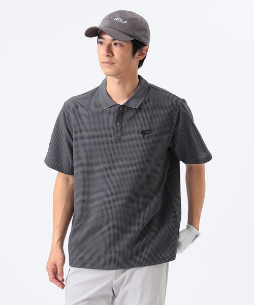 BEAMS GOLF(ビームスゴルフ)の「ORANGE LABEL / ドットエア(R)ポロシャツ(ポロシャツ・メンズ・グレー/グリーン/ネイビー・SMALL/MEDIUM/LARGE/X-LARGE)」の7枚目の写真