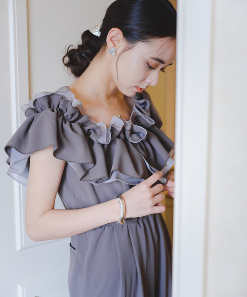 Kastane（カスタネ）の「【fiw.】ウェーブバングル（バングル/リストバンド・レディース・ゴールド/シルバー・FREE）」の6枚目の写真