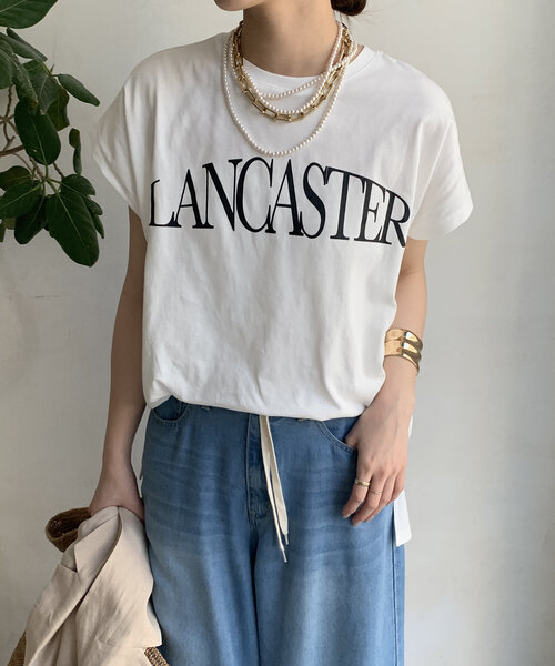 DouDou(ドゥドゥ)の「【WEB限定】ドルマンロゴTEE(Tシャツ/カットソー・レディース・ブラック/オフホワイト/グレー・FREE)」の20枚目の写真