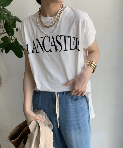 DouDou(ドゥドゥ)の「【WEB限定】ドルマンロゴTEE(Tシャツ/カットソー・レディース・ブラック/オフホワイト/グレー・FREE)」の21枚目の写真