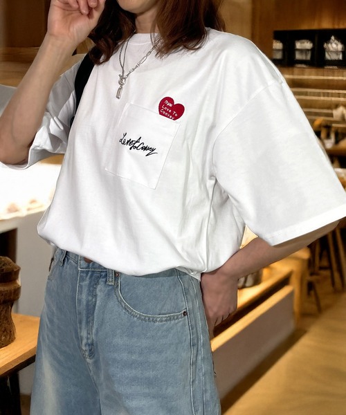 グラスハート記念品Tシャツ(ベージュ) セール】 箔プリントショート丈Tシャツ【UV/接触冷感/洗濯機洗い