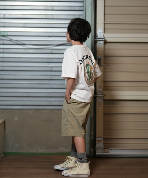 Dickies(ディッキーズ)の「Dickies/ディッキーズ DK MS サボテン PRINT S/S T キッズ Tシャツ 81220100(Tシャツ/カットソー・キッズ・グリーン/ホワイト/ブラック・160cm/150cm/140cm/130cm)」の7枚目の写真