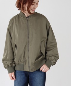 ブルゾン CECILIE BAHNSEN - SHORT BOMBER JACKET WITH DRAPED BACK BOW セール】SHORT BOMBER JACKET WITH DRAPED BACK BOW（その他