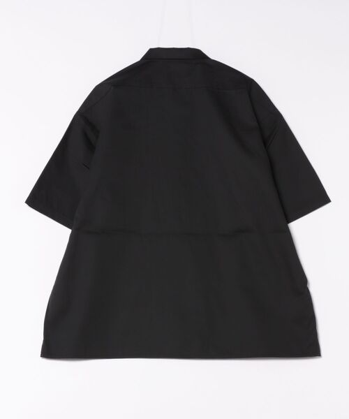 Dickies（ディッキーズ）の「Dickies/ディッキーズ オーバーサイズ TCツイル ワンポイントロゴ刺繍 ワークシャツ レディース メンズ（シャツ/ブラウス・メンズ・ブラック/ブルーグリーン/ベージュ/チャコール・LL/L/M）」の6枚目の写真