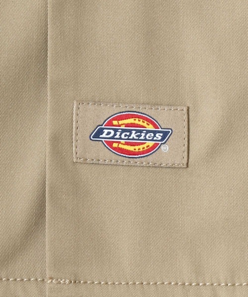 Dickies（ディッキーズ）の「Dickies/ディッキーズ オーバーサイズ TCツイル ワンポイントロゴ刺繍 ワークシャツ レディース メンズ（シャツ/ブラウス・メンズ・ブラック/ブルーグリーン/ベージュ/チャコール・LL/L/M）」の11枚目の写真