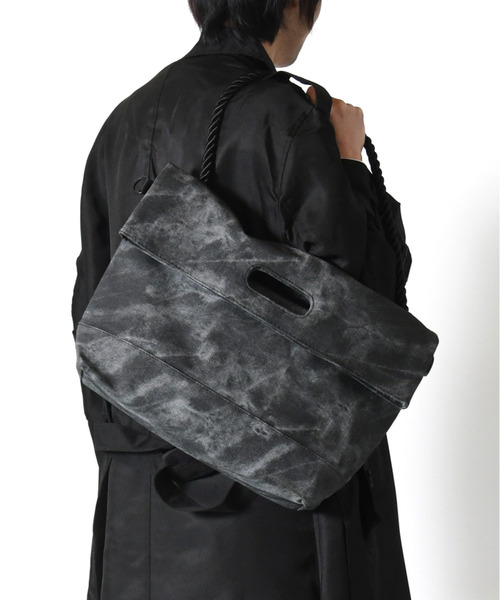 neos（ネオス）の「【neos】合成皮革 ロープ フラップ ショルダー バッグ（ショルダーバッグ・メンズ・ブラック/グレー・FREE）」の7枚目の写真