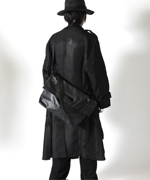 neos（ネオス）の「【neos】合成皮革 ロープ フラップ ショルダー バッグ（ショルダーバッグ・メンズ・ブラック/グレー・FREE）」の13枚目の写真