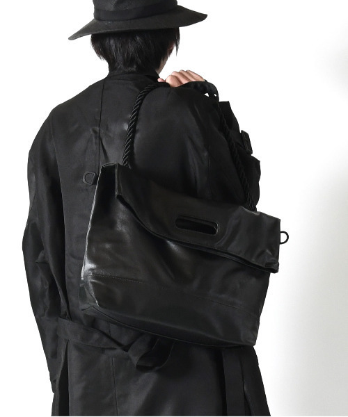 neos（ネオス）の「【neos】合成皮革 ロープ フラップ ショルダー バッグ（ショルダーバッグ・メンズ・ブラック/グレー・FREE）」の18枚目の写真
