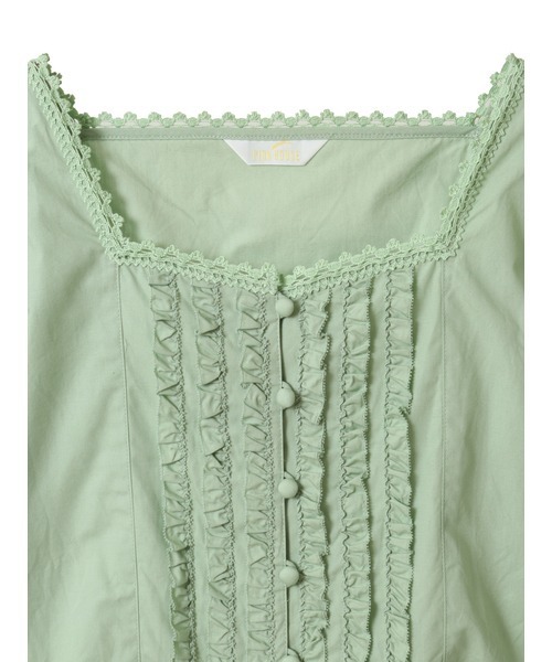 PINK HOUSE（ピンクハウス）の「フリル使いブラウス（シャツ/ブラウス・レディース・ピンク/ミント/キナリ/パープル/ブラック/ライトブルー・フリー）」の16枚目の写真