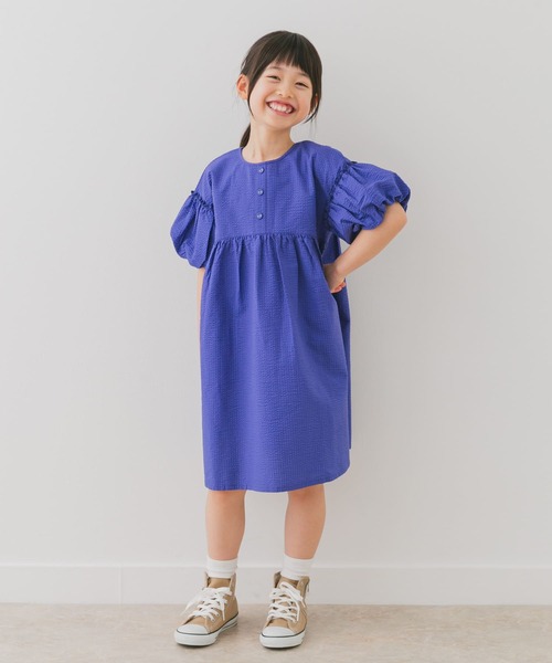URBAN RESEARCH DOORS(アーバンリサーチドアーズ)の「サッカー2WAYワンピース(KIDS)(ワンピース・キッズ・ブルー/ブラック・135/120/105)」の21枚目の写真