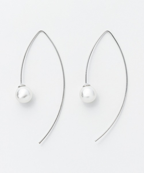 ciite' surgical stainless(シーテサージカルステンレス)の「【 金属アレルギー対応 】パールフックピアス (両耳用) サージカルステンレス(ピアス(両耳用)・レディース・シルバー/ゴールド/ピンクゴールド・FREE)」の6枚目の写真