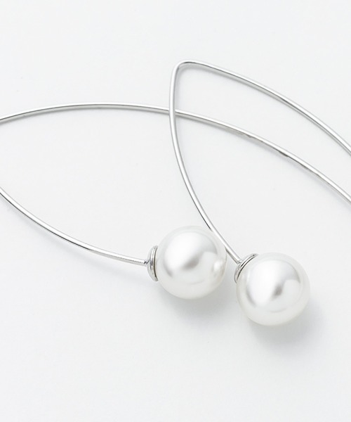 ciite' surgical stainless(シーテサージカルステンレス)の「【 金属アレルギー対応 】パールフックピアス (両耳用) サージカルステンレス(ピアス(両耳用)・レディース・シルバー/ゴールド/ピンクゴールド・FREE)」の7枚目の写真