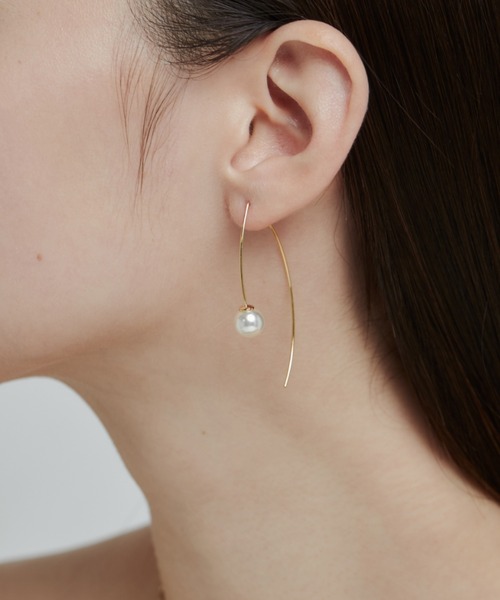 ciite' surgical stainless(シーテサージカルステンレス)の「【 金属アレルギー対応 】パールフックピアス (両耳用) サージカルステンレス(ピアス(両耳用)・レディース・シルバー/ゴールド/ピンクゴールド・FREE)」の13枚目の写真