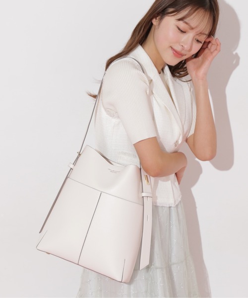 JILL by JILL STUART（ジルバイジルスチュアート）の「ウィークデイコレクション ベルトトート（トートバッグ・レディース・アイボリー/ブラック・FREE）」の6枚目の写真