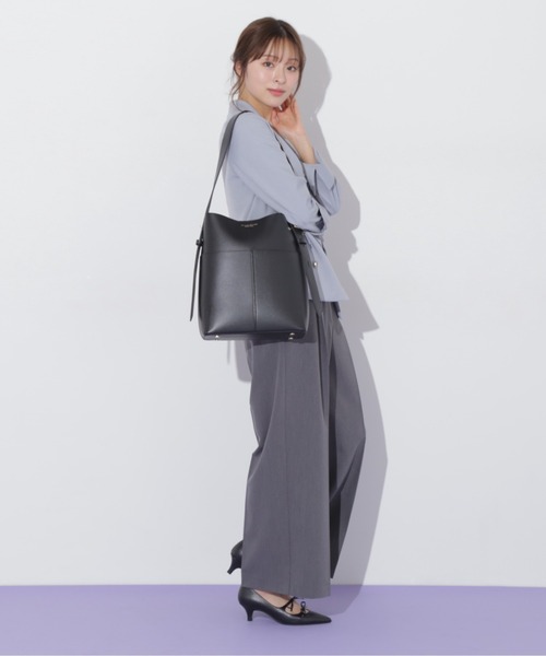 JILL by JILL STUART（ジルバイジルスチュアート）の「ウィークデイコレクション ベルトトート（トートバッグ・レディース・アイボリー/ブラック・FREE）」の5枚目の写真