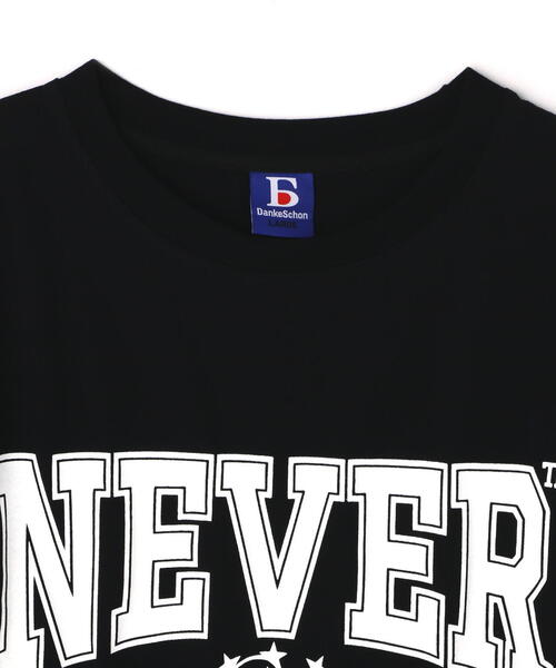 DANKE SCHON(ダンケシェーン)の「【WEB&DEPOT限定】DankeSchon/ダンケシェーン/16OE S/S TEE NEVER(Tシャツ/カットソー・レディース・ブラック/ホワイト・L/M/S)」の15枚目の写真