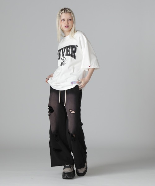 DANKE SCHON(ダンケシェーン)の「【WEB&DEPOT限定】DankeSchon/ダンケシェーン/16OE S/S TEE NEVER(Tシャツ/カットソー・レディース・ブラック/ホワイト・L/M/S)」の10枚目の写真