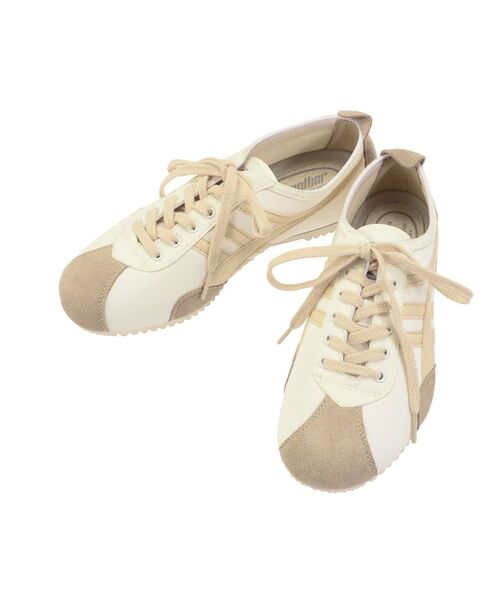 PANTHER(パンサー)の「【PANTHER】DERA PTJ-0027(スニーカー・レディース・ベージュ/ピンク・23.5/24.5)」の2枚目の写真