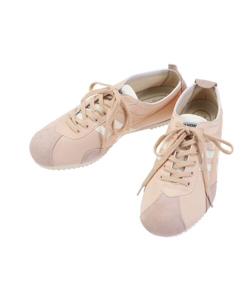 PANTHER(パンサー)の「【PANTHER】DERA PTJ-0027(スニーカー・レディース・ベージュ/ピンク・23.5/24.5)」の1枚目の写真