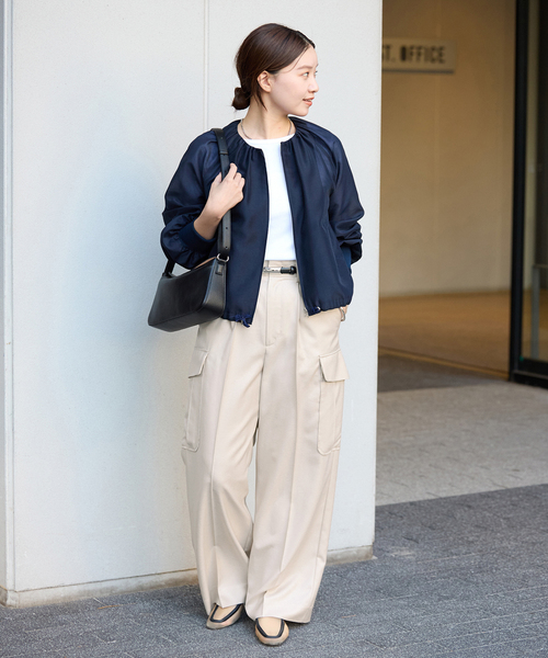 IENA（イエナ）の「《追加》ウォッシャブル カーゴスラックス（その他