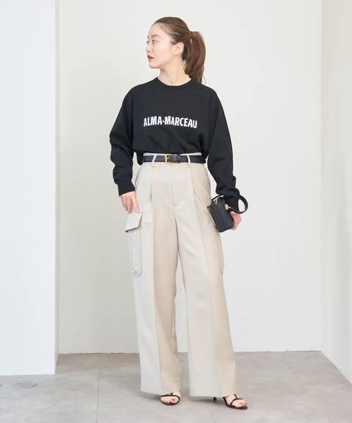 IENA（イエナ）の「《追加》ウォッシャブル カーゴスラックス（その他
