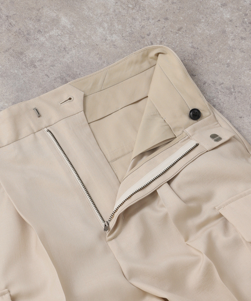 追加》ウォッシャブル カーゴスラックス