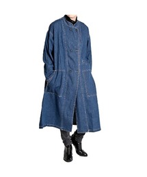 MARAI（マーライ）の「デニムコート ロング コート ジャケット（デニムジャケット）」