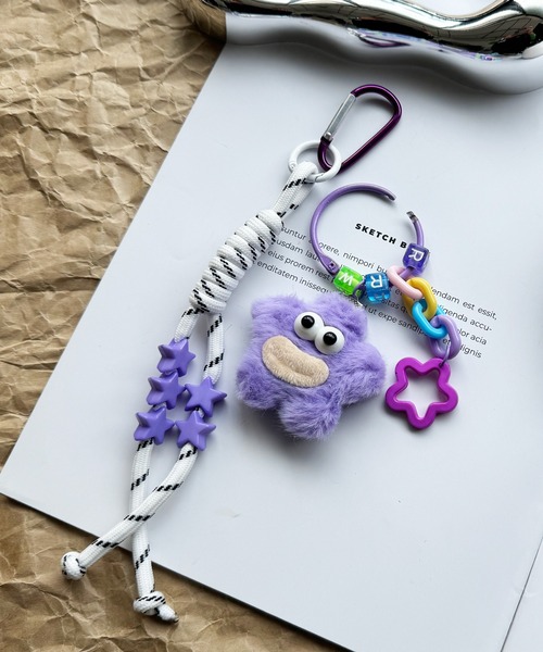 セール】【 NOLITA / ノリータ 】バッグチャーム ふわふわ 星 ユニーク