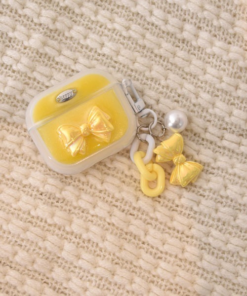 Mayree（メイリー）の「【float】パステル シェルリボン エアポッズ/エアポッズプロ ケース カバー【6色展開/AirPods 第1世代/第2世代/第3世代/第4世代/pro/pro2】（ヘッドフォン/イヤホン・レディース・パープル/ピンク/イエロー/グリーン/ブルー/ベビーピンク・E/D/B/A/C）」の17枚目の写真