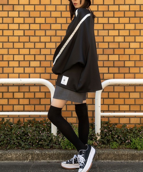Nora Lily（ノラリリー）の「【Nora Lily】Line Cut S/S Pullover(UNISEX)（Tシャツ/カットソー・メンズ・グレー/サックスブルー・FREE）」の6枚目の写真