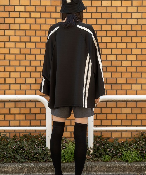 Nora Lily（ノラリリー）の「【Nora Lily】Line Cut S/S Pullover(UNISEX)（Tシャツ/カットソー・メンズ・グレー/サックスブルー・FREE）」の8枚目の写真