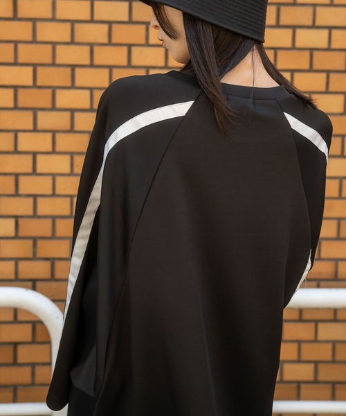 Nora Lily（ノラリリー）の「【Nora Lily】Line Cut S/S Pullover(UNISEX)（Tシャツ/カットソー・メンズ・グレー/サックスブルー・FREE）」の14枚目の写真