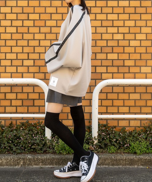 Nora Lily（ノラリリー）の「【Nora Lily】Line Cut S/S Pullover(UNISEX)（Tシャツ/カットソー・メンズ・グレー/サックスブルー・FREE）」の17枚目の写真