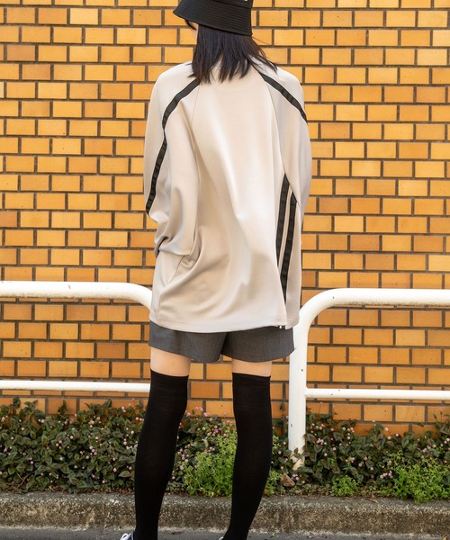Nora Lily（ノラリリー）の「【Nora Lily】Line Cut S/S Pullover(UNISEX)（Tシャツ/カットソー・メンズ・グレー/サックスブルー・FREE）」の19枚目の写真