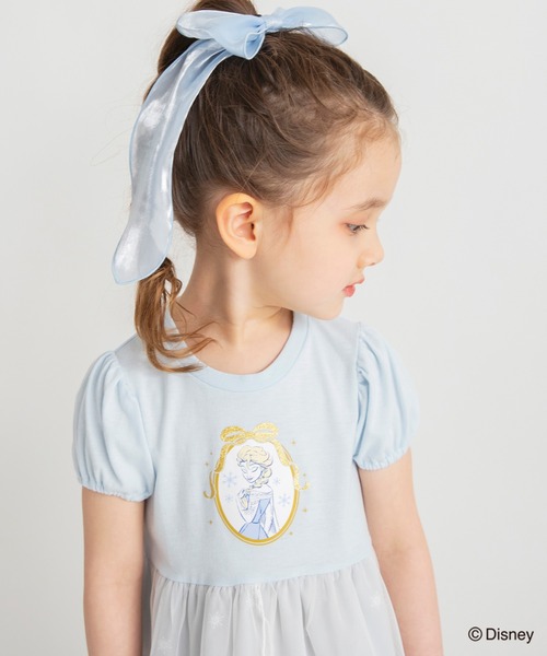 Disney(ディズニー)の「【DisneyCollection/ディズニーコレクション】半袖ワンピース(ワンピース・キッズ・サックスブルー/ラベンダー・110/90/120/130/100)」の18枚目の写真