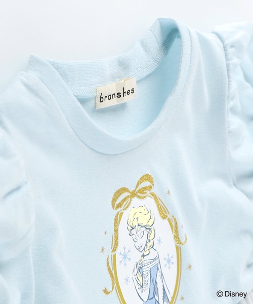 Disney(ディズニー)の「【DisneyCollection/ディズニーコレクション】半袖ワンピース(ワンピース・キッズ・サックスブルー/ラベンダー・110/90/120/130/100)」の3枚目の写真