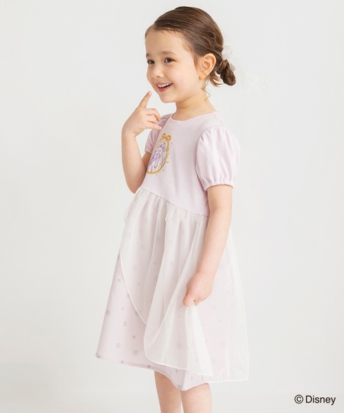 Disney(ディズニー)の「【DisneyCollection/ディズニーコレクション】半袖ワンピース(ワンピース・キッズ・サックスブルー/ラベンダー・110/90/120/130/100)」の12枚目の写真