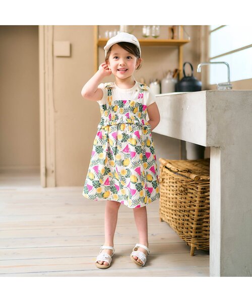 セール】【リンク/ジュニア対応】チェック・サマーフルーツ柄