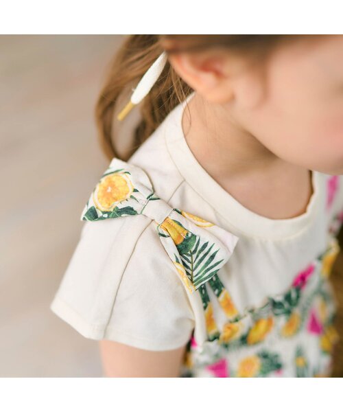 apres les cours（アプレレクール）の「【リンク/ジュニア対応】チェック・サマーフルーツ柄ドッキングワンピース（ワンピース・キッズ・チェック/キナリ・80/90/100/110/120/130/140）」の14枚目の写真