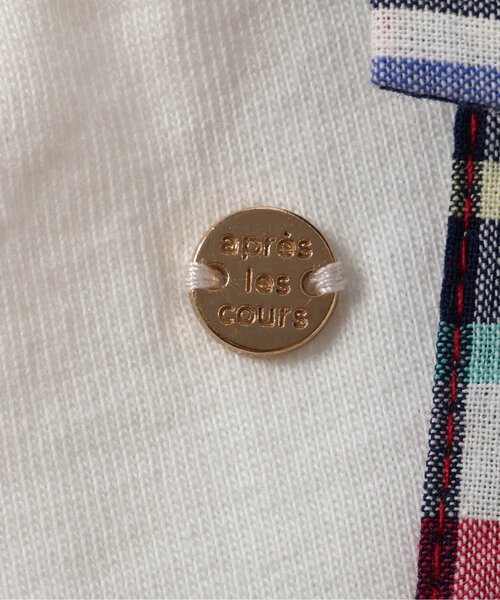 apres les cours（アプレレクール）の「【リンク/ジュニア対応】チェック・サマーフルーツ柄ドッキングワンピース（ワンピース・キッズ・チェック/キナリ・80/90/100/110/120/130/140）」の6枚目の写真