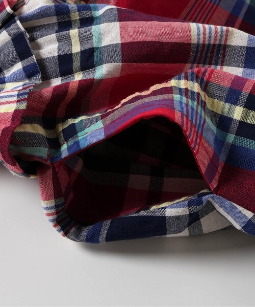 apres les cours（アプレレクール）の「【リンク/ジュニア対応】チェック・サマーフルーツ柄ドッキングワンピース（ワンピース・キッズ・チェック/キナリ・80/90/100/110/120/130/140）」の4枚目の写真