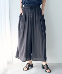 シルキータックワイドパンツ