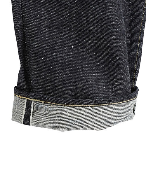 GOLD（ゴールド）の「東洋エンタープライズ GOLD / ゴールド：RECYCLED WASTE SUVIN COTTON YARN 14oz DENIM 5POCKET STRAIGHT PANTS：25A-GL42504A[MUS]（デニムパンツ・メンズ・ネイビー・M/S）」の4枚目の写真