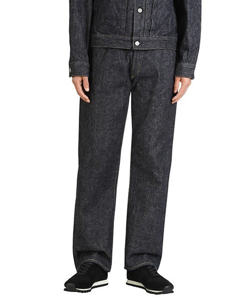 GOLD（ゴールド）の「東洋エンタープライズ GOLD / ゴールド：RECYCLED WASTE SUVIN COTTON YARN 14oz DENIM 5POCKET STRAIGHT PANTS：25A-GL42504A[MUS]（デニムパンツ・メンズ・ネイビー・M/S）」の7枚目の写真